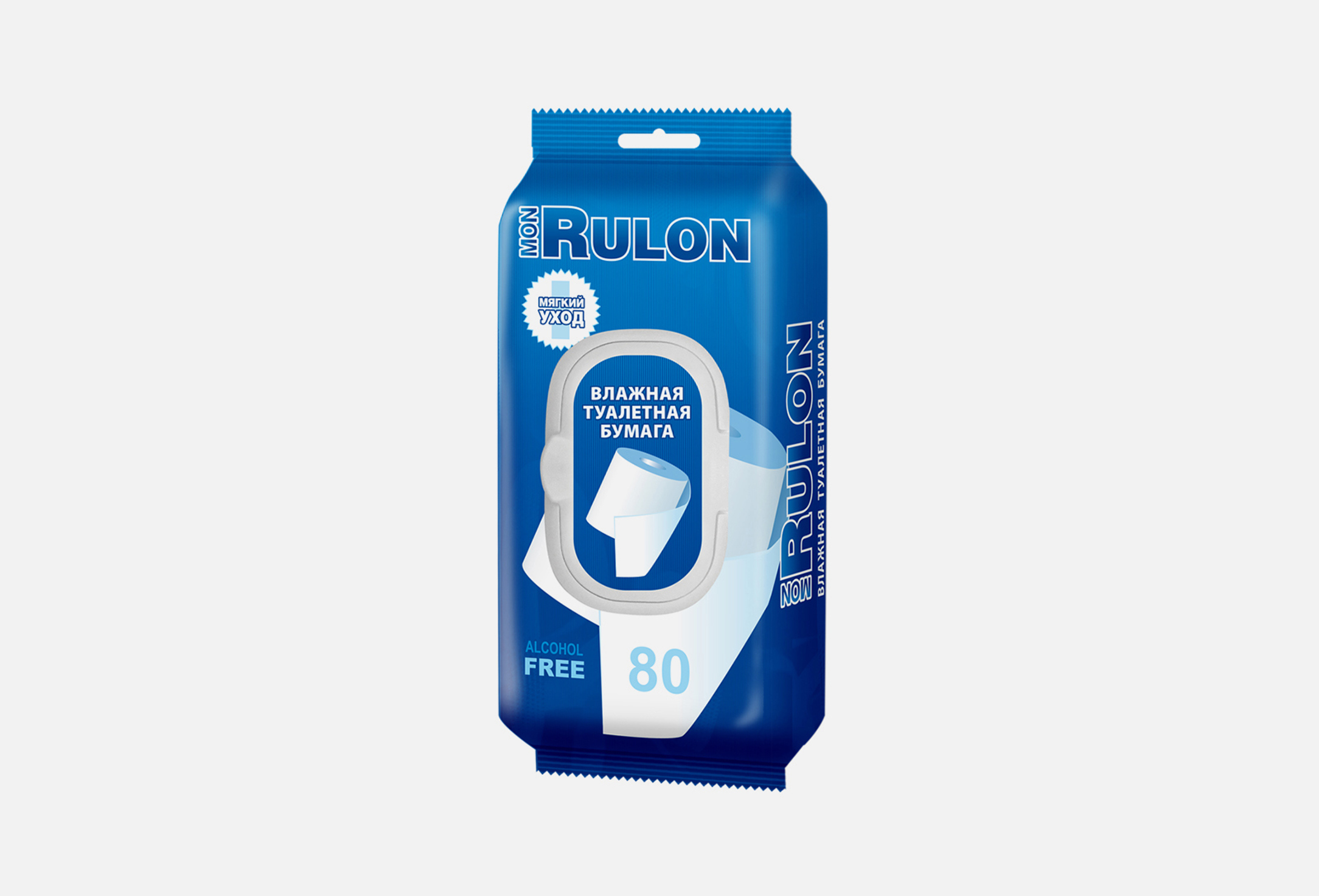 Туалетная бумага влажная MON RULON  №80