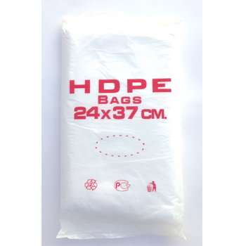 Пакет фасовочный HDPE Bags красный 24*37 12мкм (1/10) 800 гр