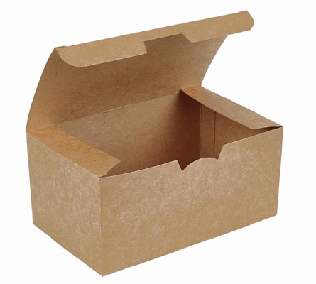 Коробка картонная для наггетсов 150х91х70мм ECO FAST FOOD BOX для 9 шт. Размер L 